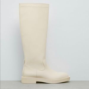 Zara rubberized boots